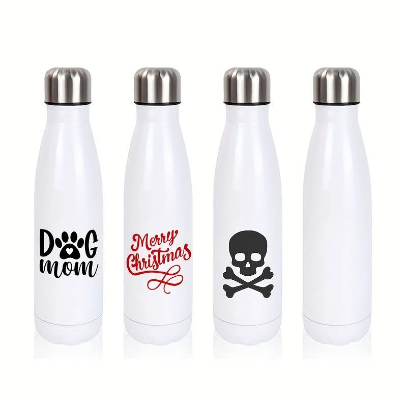 Blank Sublimation White Water Bottle For Travel Sports - Temu